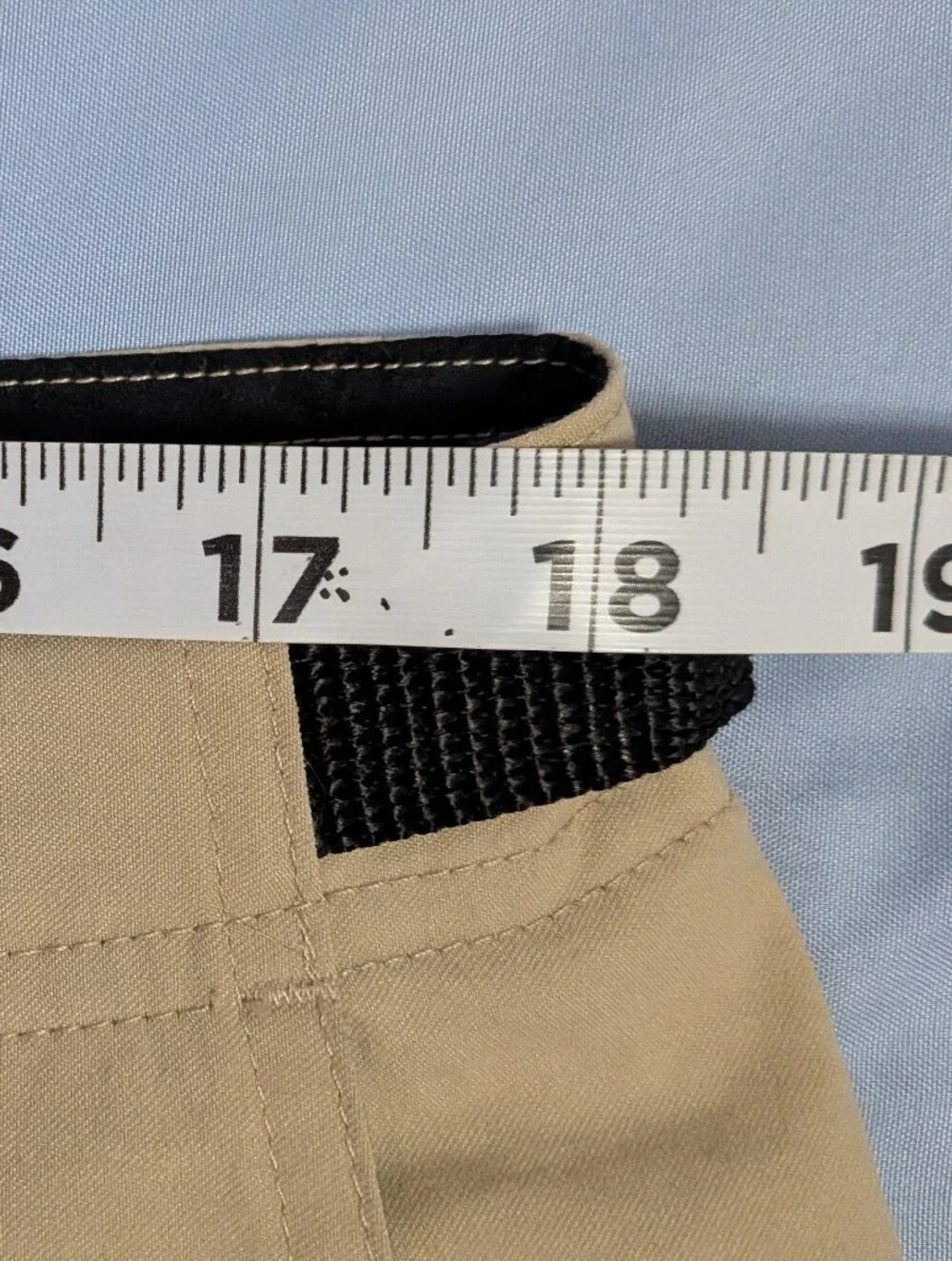 prAna Stretch Zion Men's Large Hiking Shorts Khaki Tan Nylon Cargo Belted L